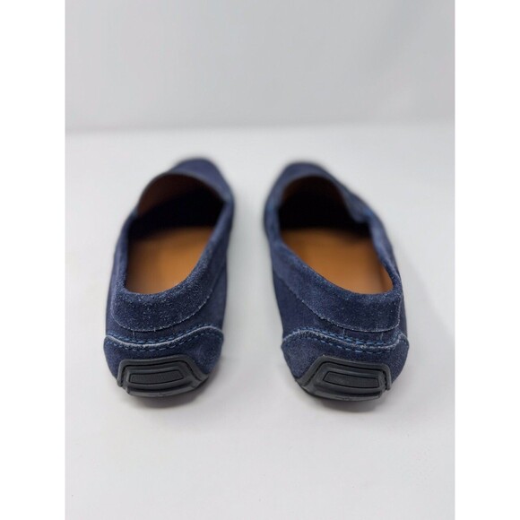 Aquatalia Men Shoes Blue Leather Penny Loafer Slip On Italian Suede Driving US 9 main image 7
